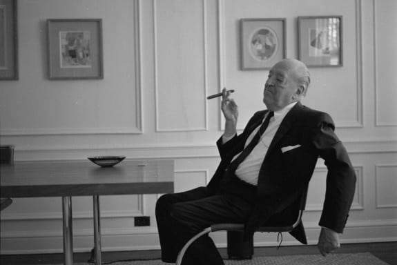 Mies in seiner Wohnung in Chicago, Foto: Werner Blaser