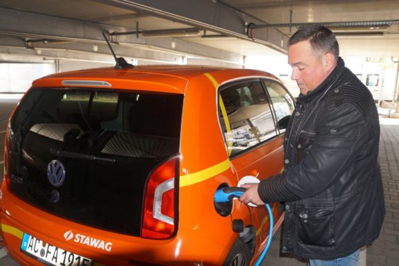 Elektro-Auto. Foto: Ralf Schröder