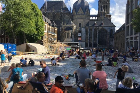 Archimedischer Sandkasten 2017 (Foto: Stadt Aachen_Stefan Herrmann)