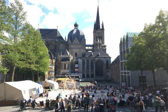 Und so sah es aus, als das Wetter besser wurde. (Foto: Stadt Aachen_Stefan Herrmann)