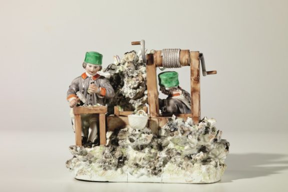 Gruppe mit zwei Bergleuten, Meissen, 1771 (Foto_Christoph Fein