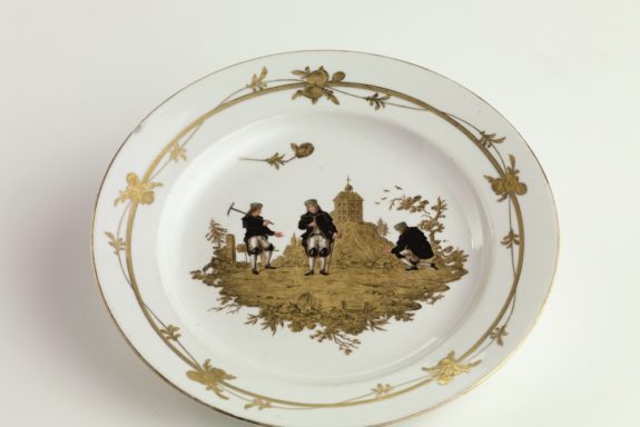 Teller, Fürstenberg (?), 2. Hälfte
18. Jahrhundert
(Foto_Christoph Fein)