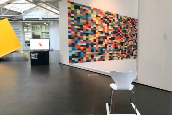 Ausstellung zum Geometry Lab 3D-Festival