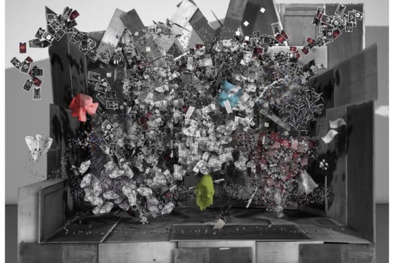 Tim Berresheim, Future Gipsy Antifolklore (Stage) I, 2010, Diasec, 235 x 313 cm, Courtesy Tim Berresheim