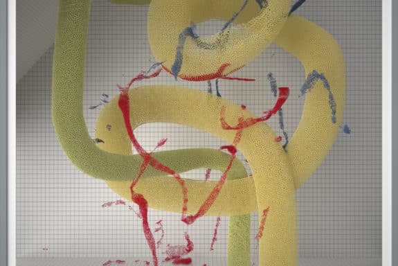 Tim Berresheim, Tarnen & Täuschen (tl;dr) SOS Porträt III (Viscid), 2012, Diasec, 230 x 190 cm, Courtesy Tim Berresheim