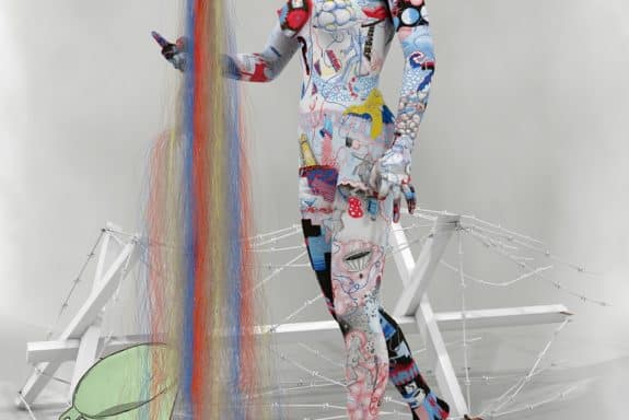 Tim Berresheim, Aspettatori bugged out I (Auge & Welt), 2014, Diasec, 240 cm x 180 cm, Courtesy Tim Berresheim