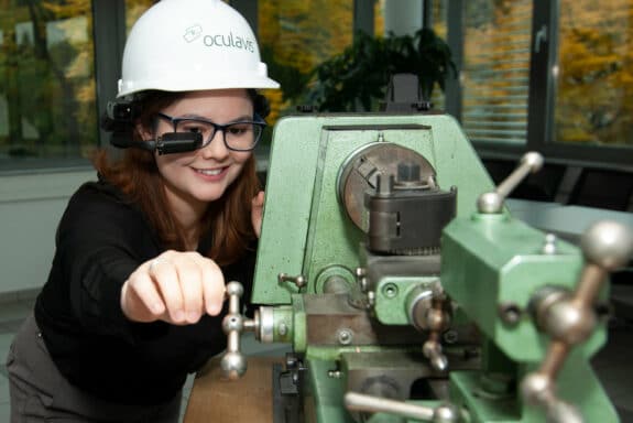 oculavis Mitarbeiterin