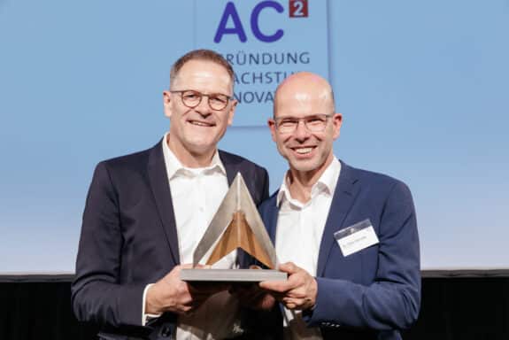 AC2 Preisverleihung der GründerRegion Aachen und der AGIT im Aachener Rathaus am 07. September 2021. Foto: Carl Brunn