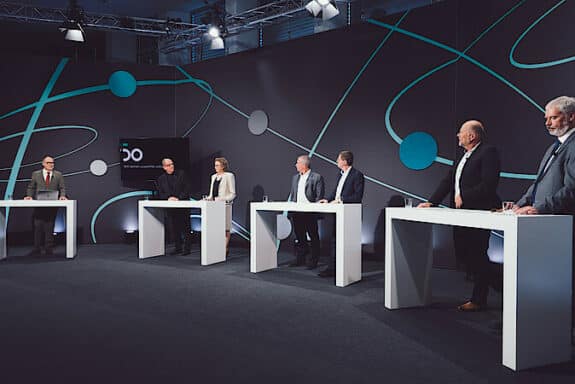 Das neue Leitungsteam der FH Aachen. Foto: Björn Reichardt