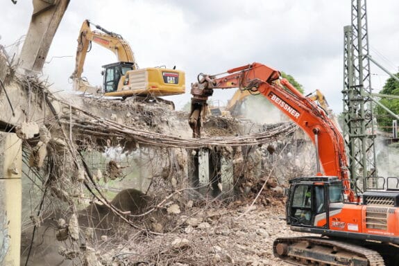 Abriss Turmstraßenbrücke (3)Cichowski