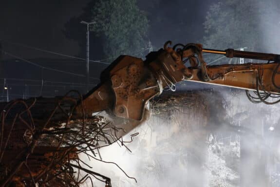 Abriss Turmstraßenbrücke (6)Cichowski