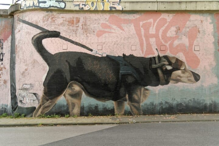 Foto:Stadt Aachen/ Holger Hermannsen Street Art:Noah Hund Street Art Graffiti